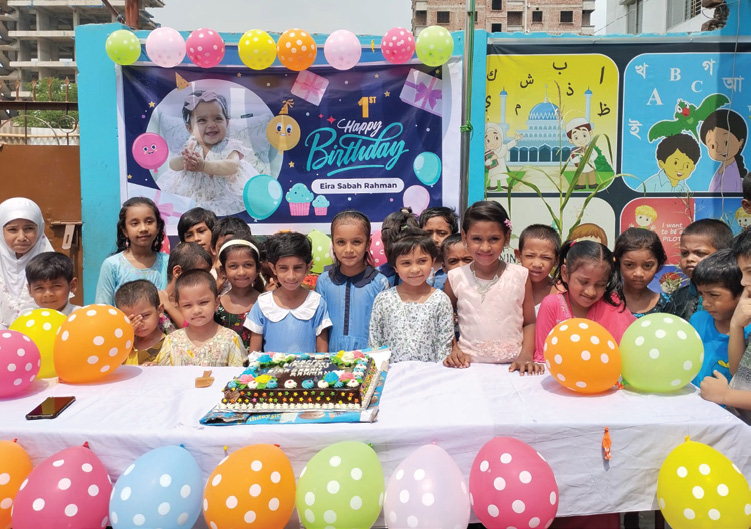 Sponsor's Birthday Celebration with Our Children
